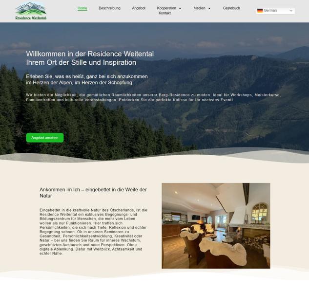 Website Residence Weitental